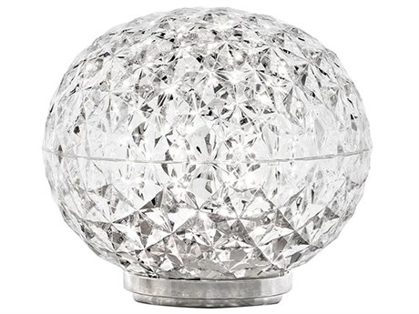 Kartell Mini Planet Portable Crystal Clear LED Table Lamp