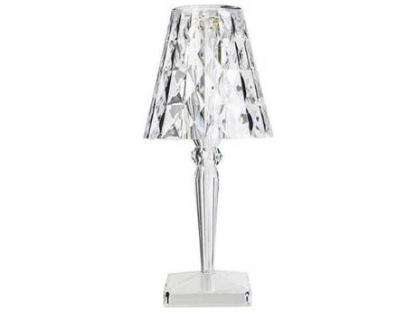 Kartell Big Battery 6. Battery Direct Power Supply Lamp in Crystal