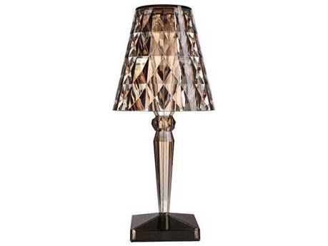 Kartell Big Battery 6. Battery Dimmable Outdoor Portable Lamp in Cola