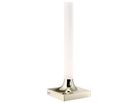 Kartell Goodnight 3. Battery Powered Dimmable Lamp in Polished Champagne