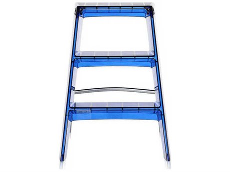 Kartell Upper 18.13" Step Stool in Cobalt