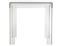 Kartell Jolly Square Plastic Light Blue End Table | KAR8850Y5