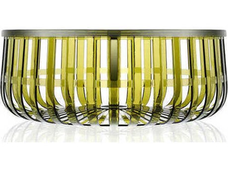 Kartell Panier 24" Storage Coffee Table in Green