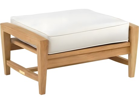 Kingsley Bate Special Order Amalfi Teak Cushion Ottoman
