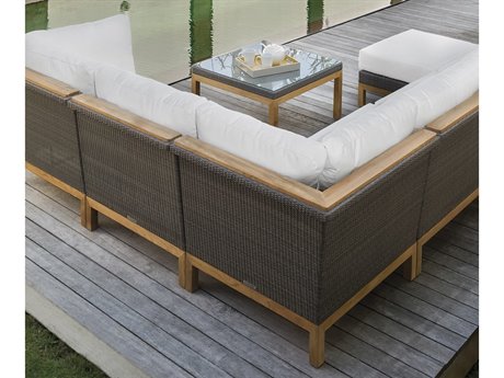 Kingsley Bate Azores Teak Cushion Lounge Set