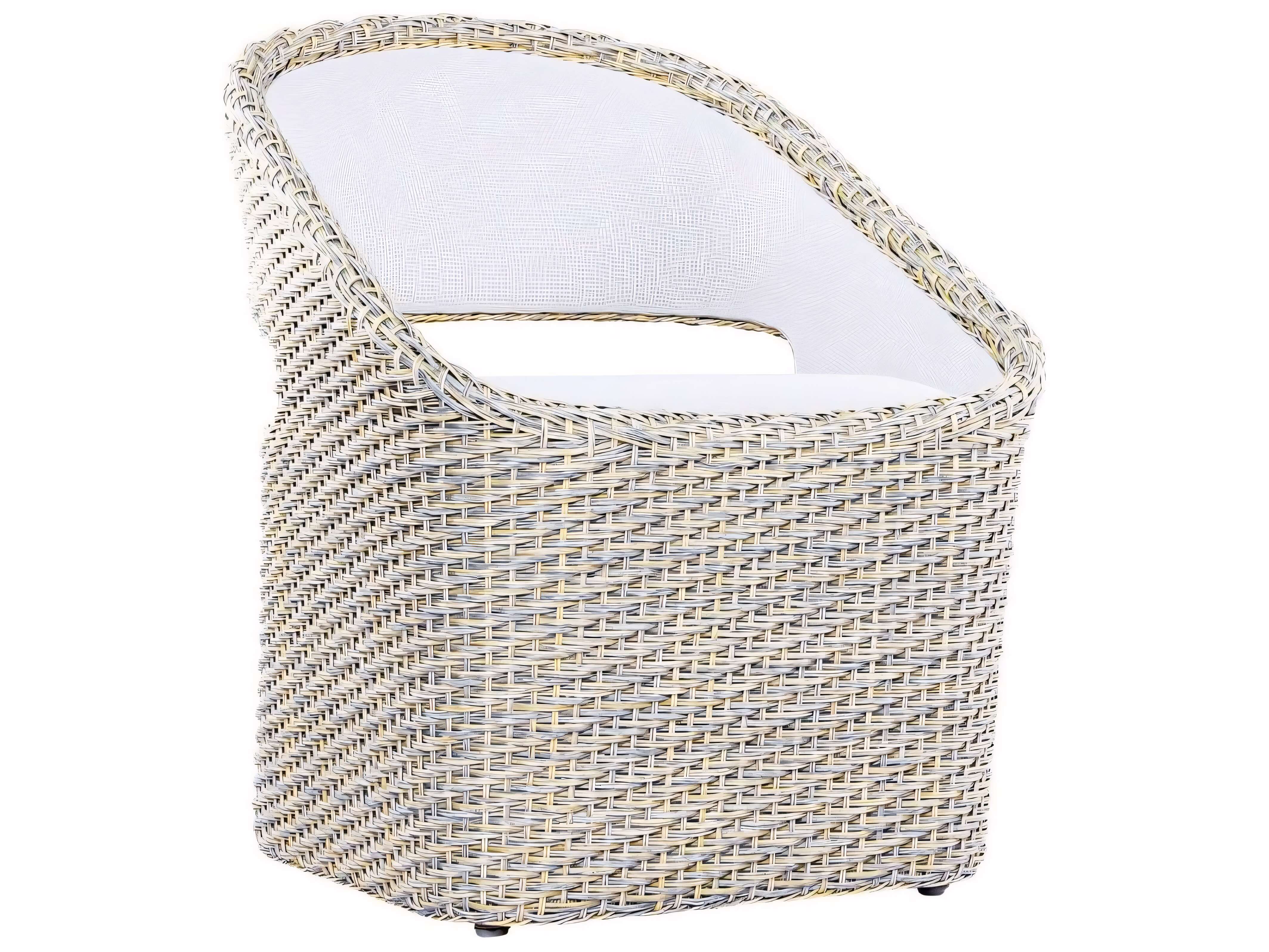 Kingsley Bate Biscayne Wicker Sling Armchair with Open Backrest