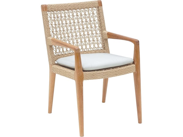 Kingsley Bate Barcelona Teak Cushion Dining Arm Chair