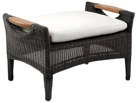 Kingsley Bate Special Order Culebra Wicker Cushion Ottoman