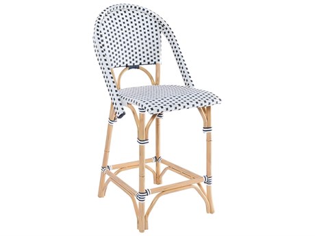 Kingsley Bate Special Order Café Wicker Armless Counter Stool