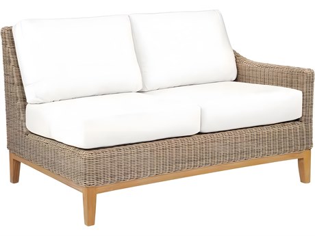 Kingsley Bate Frances Teak Cushion Right Arm Loveseat