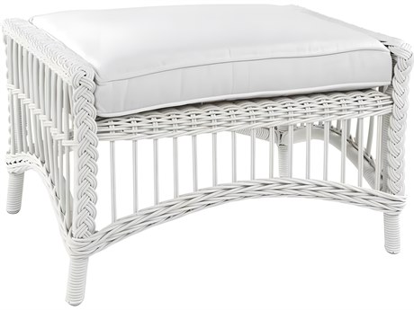 Kingsley Bate Chatham Wicker Cushion Ottoman