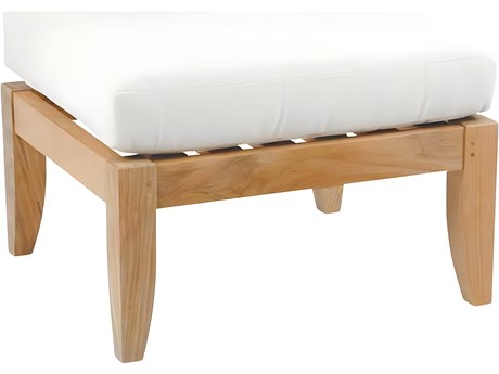 Kingsley Bate Ipanema Teak Cushion Ottoman