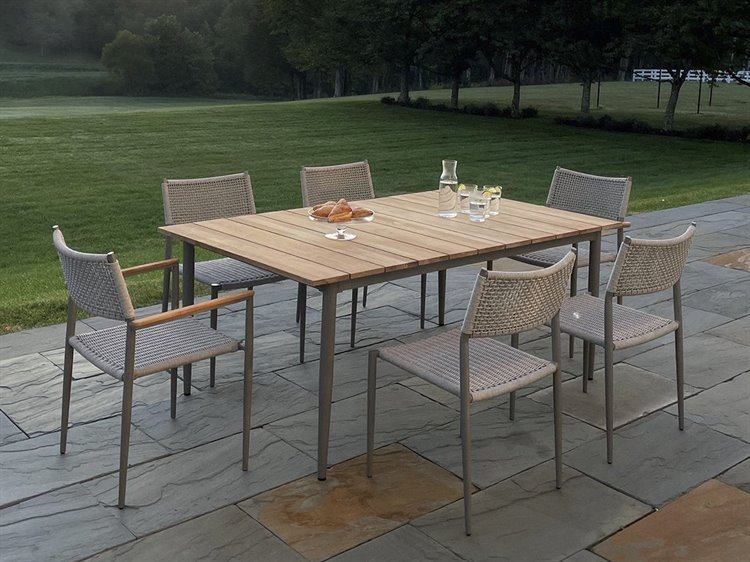 Kingsley Bate La Jolla Aluminum Dining Set