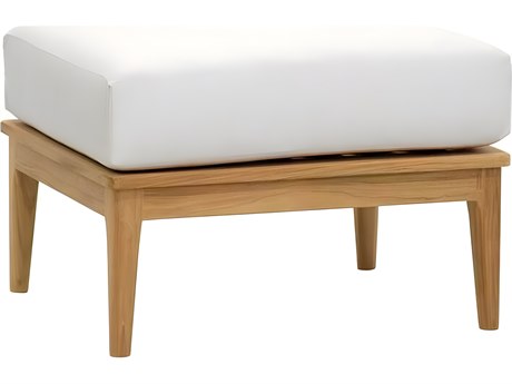 Kingsley Bate Lucia Teak Cushion Ottoman