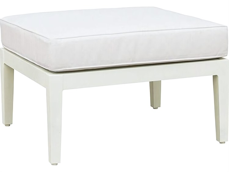 Kingsley Bate Meredith Aluminum Cushion Ottoman