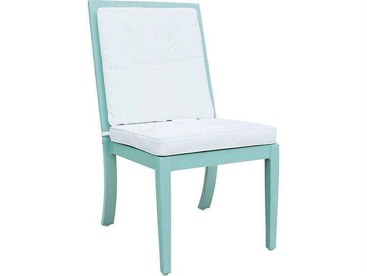 Kingsley Bate Special Order Meredith Aluminum Cushion Dining Side Chair