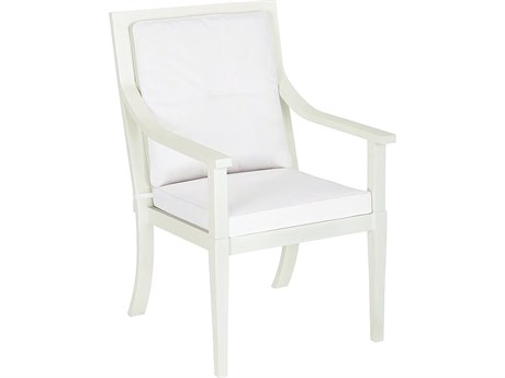 Kingsley Bate Meredith Aluminum Cushion Dining Arm Chair