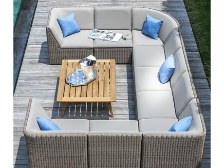 Kingsley Bate Milano Wicker Sling Lounge Set