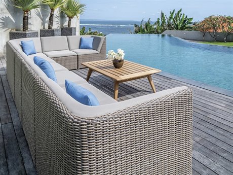 Kingsley Bate Milano Wicker Sling Lounge Set