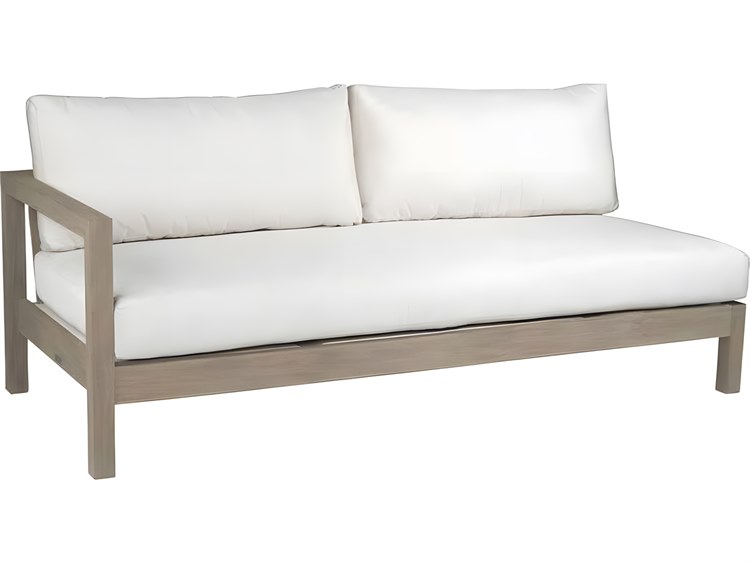Kingsley Bate Special Order Montauk Teak Cushion Left Arm Sofa