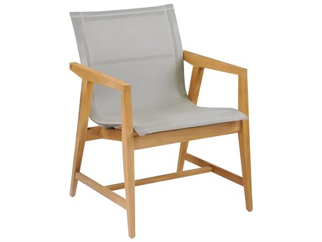 Kingsley Bate Special Order Marin Teak Sling Dining Arm Chair