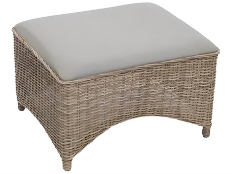 Kingsley Bate Milano Wicker Sling Ottoman