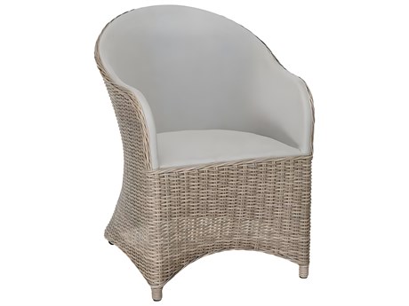 Kingsley Bate Special Order Milano Wicker Sling Dining Arm Chair