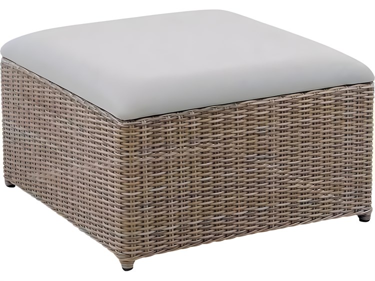 Kingsley Bate Milano Wicker Sling Ottoman