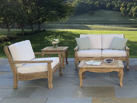 Kingsley Bate Normandy Teak Cushion Lounge Set