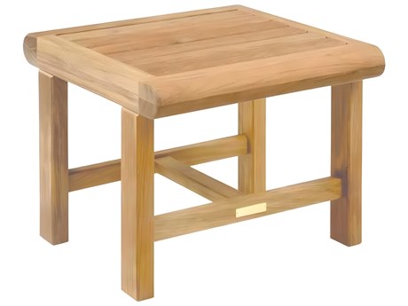 Kingsley Bate Nantucket Teak 21" Wide Square End Table