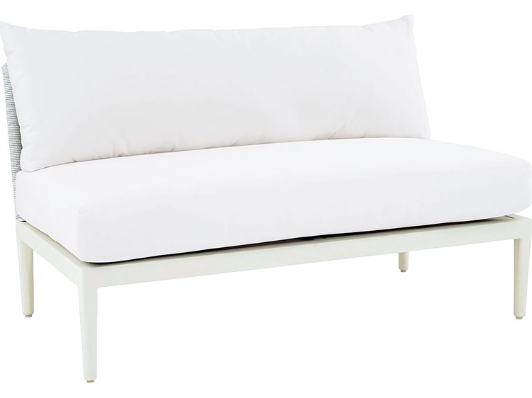 Kingsley Bate Special Order Nevis Aluminum Cushion Sectional Armless Loveseat