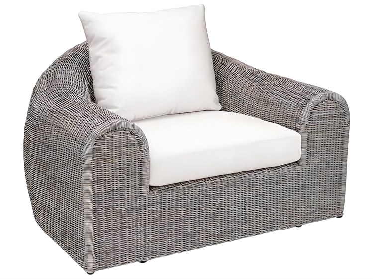 Kingsley Bate Ojai Wicker Cushion Lounge Chair