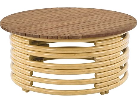 Kingsley Bate Special Order Palm Springs Aluminum 36" Round Coffee Table