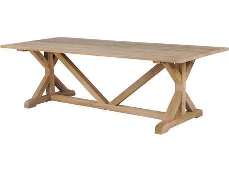 Kingsley Bate Special Order Provence Teak 96"W x 39"D Rectangular Farmhouse Dining Table
