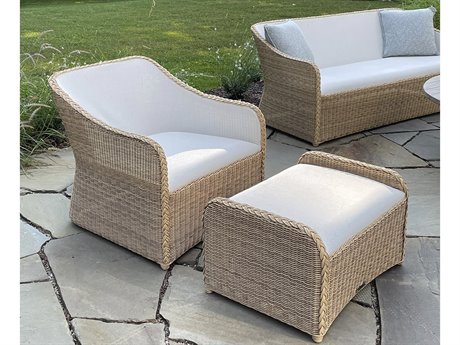 Kingsley Bate Quogue Wicker Sling Lounge Set
