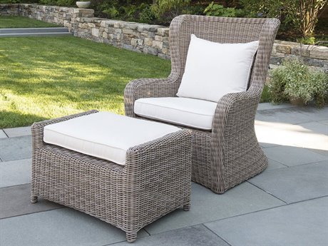 Kingsley Bate Sag Harbor Wicker Cushion Lounge Set