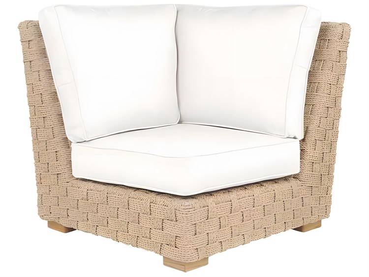 Kingsley Bate Special Order St. Barts Aluminum Cushion Corner Lounge Chair