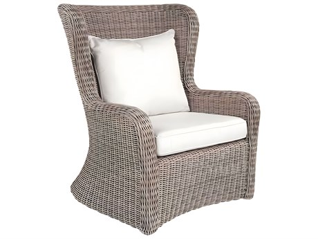 Kingsley Bate Sag Harbor Wicker Cushion Lounge Chair