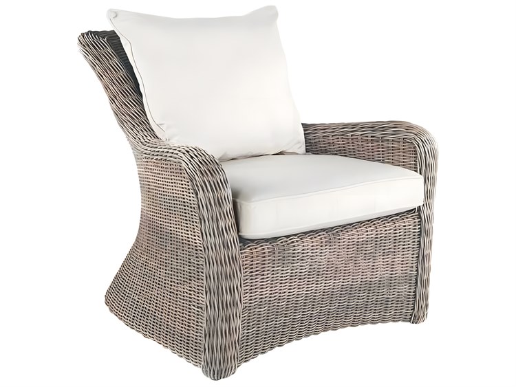 Kingsley Bate Special Order Sag Harbor Wicker Cushion Lounge Chair