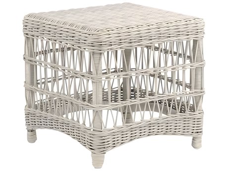 Kingsley Bate Southampton Wicker 20" Wide Square End Table