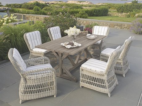 Kingsley Bate Southampton Wicker Dining Set