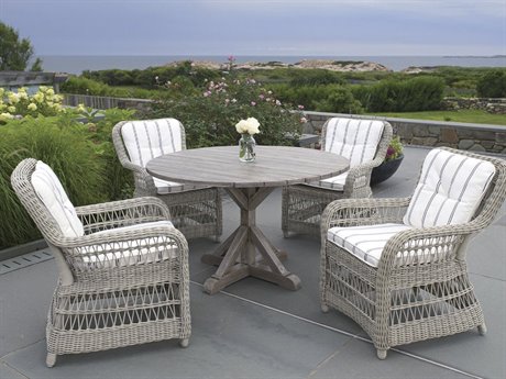 Kingsley Bate Southampton Wicker Dining Set