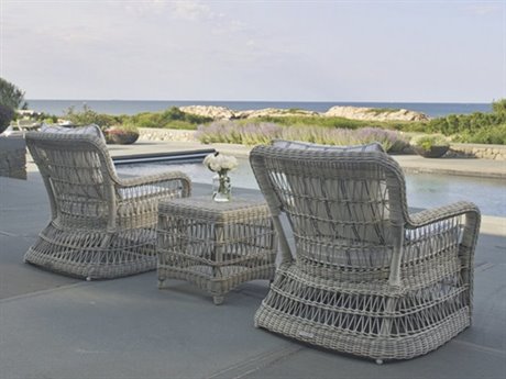 Kingsley Bate Southampton Wicker Cushion Lounge Set
