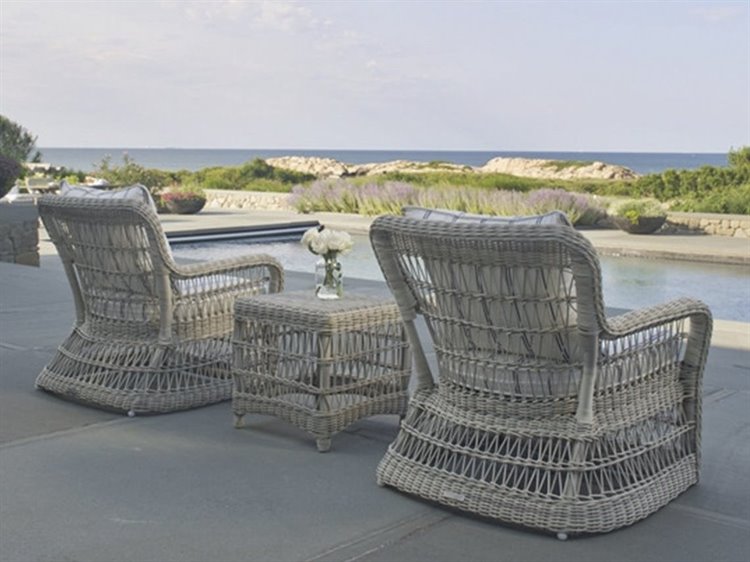 Kingsley Bate Southampton Wicker Cushion Lounge Set