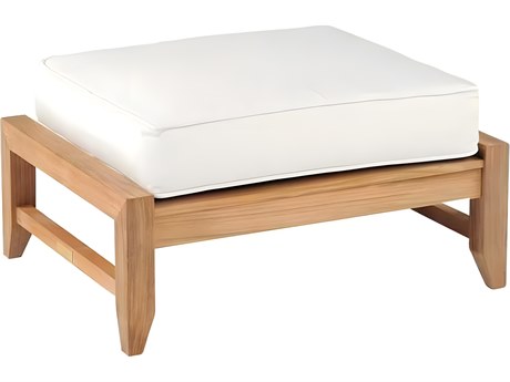 Kingsley Bate Somerset Teak Cushion Ottoman