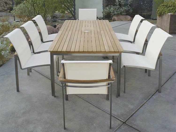 Kingsley Bate Tivoli Steel Dining Set