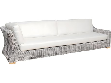 Kingsley Bate Tortola Wicker Cushion Right Arm Facing Sofa