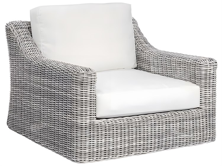 Kingsley Bate Special Order Tortola Wicker Cushion Swivel Lounge Chair
