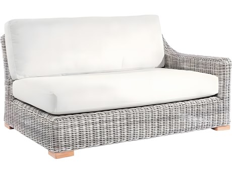 Kingsley Bate Tortola Wicker Cushion Right Arm Facing Loveseat