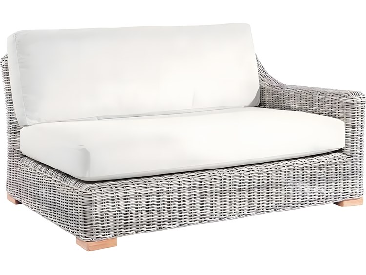Kingsley Bate Special Order Tortola Wicker Cushion Right Arm Facing Loveseat